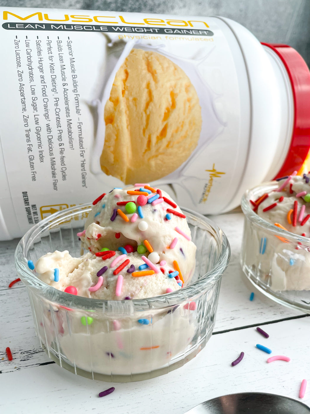 CAKE BATTER PROTEIN ICE CREAM
