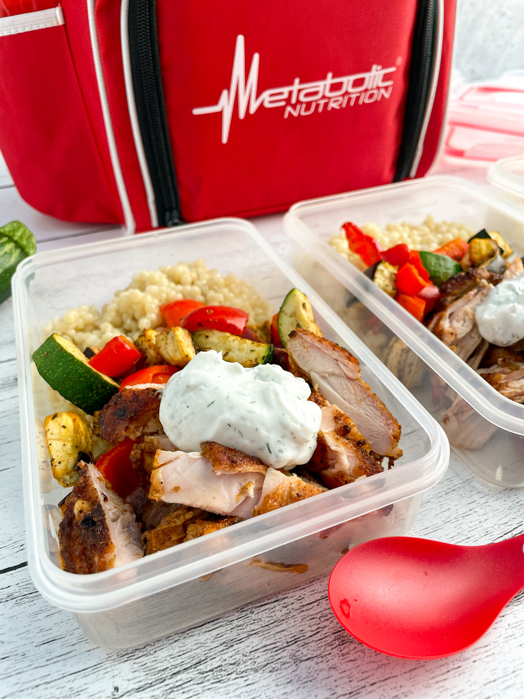 CHICKEN SHAWARMA & MEDITERRANEAN VEGETABLES