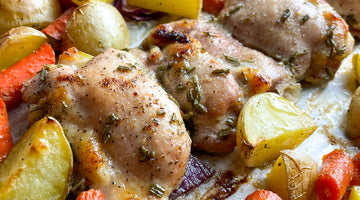 Honey Rosemary Chicken Sheet Pan