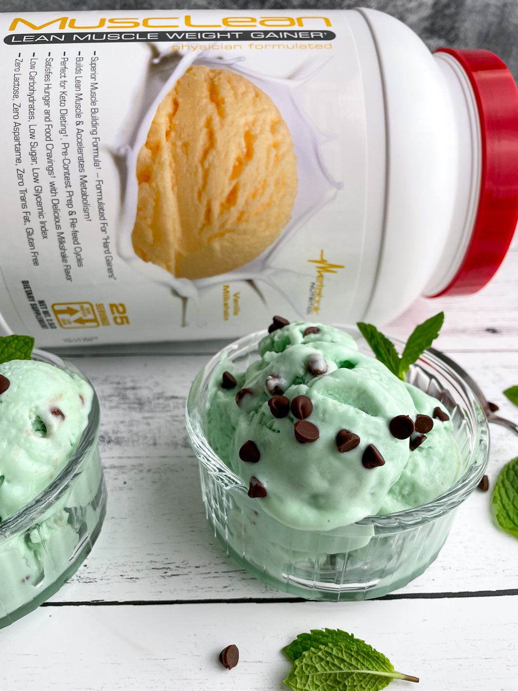 MINT CHIP PROTEIN ICE CREAM